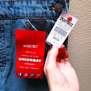 XS Mom Style Shorts Overalls